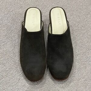 Nisolo Paloma Mule - Dark Olive - size 7.5